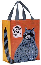 Blue Q bolsa de mano con diseño divertido para almuerzo diario
