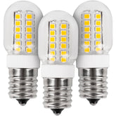 BlueStars Bombilla LED 3W con base E17, ideal para nevera y microondas.