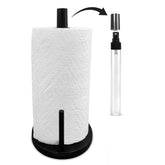BLUJAYE 2 en 1 porta-papel y spray para encimera, cómodo y ordenado