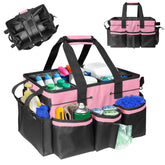 Boczif caddy limpieza rosa con asa para organización en casa