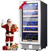 BODEGA enfriador de vino 15 pulgadas con panel táctil para control preciso de temperatura