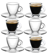 BOHEM'S tazas espresso 3-2oz, diseño elegante para espresso aromático.