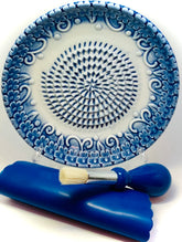 BonCera plato cerámico rallador de 5,25 pulgadas para ajo y queso.