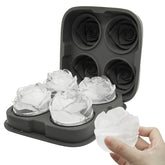 Moldes Bongpuda rosa 3D para hielo, añade elegancia a cócteles.