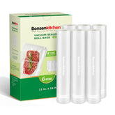 Bonsenkitchen bolsas de vacío 11x16 con estuche color para organización segura