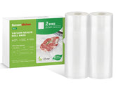 Bonsenkitchen bolsas de vacío 8 pulgadas por 50 pies para almacenamiento prolongado de alimentos