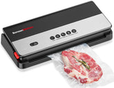 Bonsenkitchen sellador de alimentos con corte integrado, práctico para conservar comidas al vacío.