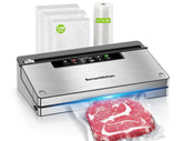 Bonsenkitchen selladora al vacío en acción para conservar frescura por más tiempo.