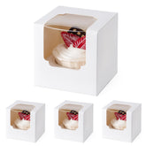 BOOMIBOO caja cupcake con ventana para presentación atractiva