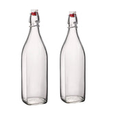 Bormioli Rocco botella swing en cristal, ideal para bebidas frescas y presentaciones limpias