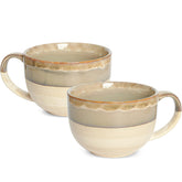 Bosmarlin taza cerámica grande 23 oz, ideal para café diario.