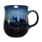 Taza cerámica Bosmarlin azul de gran capacidad para café o té diario