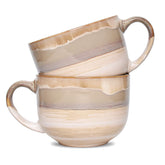 Bosmarlin: taza grande de cerámica de 16 onzas para café diario.