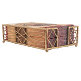 Boston International Wave Design porta-servilletas con hoja de oro, elegante para mesa.