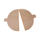 Pala para pizza de madera Bothyi, 28 cm, facilita deslizar pizzas sin dañar.