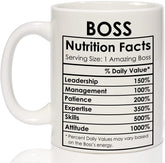 Taza Breezy Valley para el jefe con diseño divertido en el frontal para empezar la mañana con humor