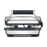 Breville The Perfect Press muestra la bisagra Crush Control para dorar por fuera sin aplastar el interior.
