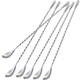 BRIOUT seis cucharas de barra de 12 pulgadas para mezclas precisas