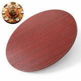 Briwooody Lazy Susan, superficie amplia para mesa que facilita compartir platos.