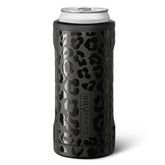 BrüMate Hopsulator Slim con acabado Onyx Leopard mantiene la lata fría por más tiempo.