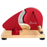 Brvclon cortador manual de pan con ajuste de espesor para rebanadas uniformes