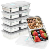 BSTUR Snackle Box con dos compartimentos para meriendas ordenadas.