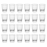 BTGLLAS vaso chupito con base pesada para mayor estabilidad en la mesa