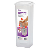 Buddeez Bread Buddy: caja frontal que deja ver el pan y su frescura.