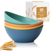 BUSOKIP ensaladera grande 65oz forma-barca, ideal para servir ensaladas en familia.