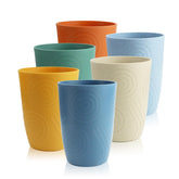 Vasos BUSOKIP de trigo 12oz en colores para bebidas sin sabor residual.