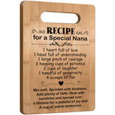 Tabla de corte Nana de Busy Gaming Life, regalo sentimental para abuelas