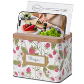 La caja Cabbrix organiza recetas con 50 tarjetas y 24 divisores.