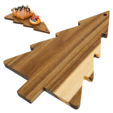 Cabilock tabla en forma de árbol navideño para quesos y aperitivos.