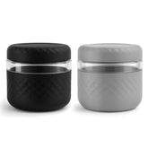 Cafezi tazón de vidrio de 24 onzas con tapa, perfecto para almuerzos y almacenamiento seguro.