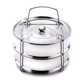 Caitang pan inserto al vapor apilable para cocinar varias porciones