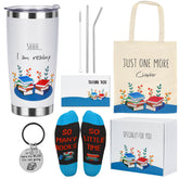 CAKKA taza 20 onzas para libros: ideal para mantener bebidas calientes o frías durante la lectura