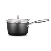 Calphalon Premier cazo 3,5 cuartos con tapa de vidrio, duradero y estable para cocinar