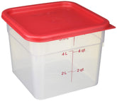 Cambro contenedor de alimentos traslúcido 6 qt con tapa facilita identificar contenido