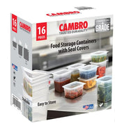 Cambro FreshPro mini contenedores con tapas: cierre seguro para sobras diarias