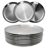 CAMBUY platos acero inoxidable 9 pulgadas para uso diario en cocina