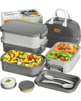 Canfanni Bento, capacidad 74oz, ideal para llevar comidas abundantes al trabajo.
