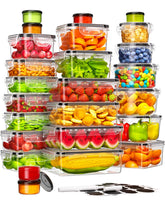 Canfanni: conjunto de 50 contenedores para alimentos, facilita la organización en la cocina