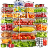 Canfanni contenedores 56 piezas para almacenar y organizar alimentos de forma eficiente.