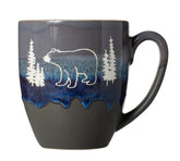 Cape Shore Freeport taza con oso grabado, ideal para amantes de la naturaleza.
