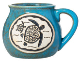 Cape Shore olla de cerámica con tortuga, ideal para café matutino.