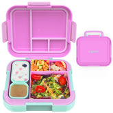 Caperci Bento Box para niño con capacidad 4.8 tazas para almuerzos escolares