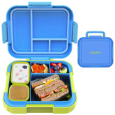 Caperci Bento lonchera para niños con 4 compartimentos para comidas variadas.