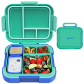 Caperci Bento abierta: caja para almuerzo infantil, práctica para la escuela.