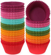 Caperci: forros cupcakes extra grandes brillantes, 300 unidades para hornear porciones grandes.