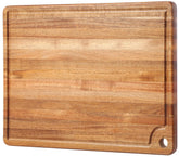 Caperci tabla de corte acacia grande 18x12, superficie duradera para verduras y carne